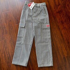 Kenzo Striped Army Straight Jeans, new with tags